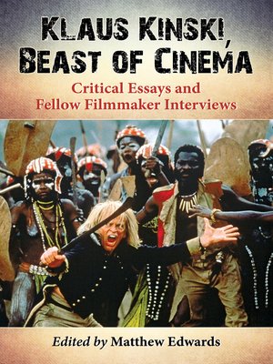 cover image of Klaus Kinski, Beast of Cinema